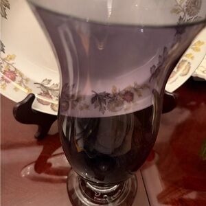 DIANA — Princess Diana RARE Purple Blown  Decorative Vase - Elegant Home Accent